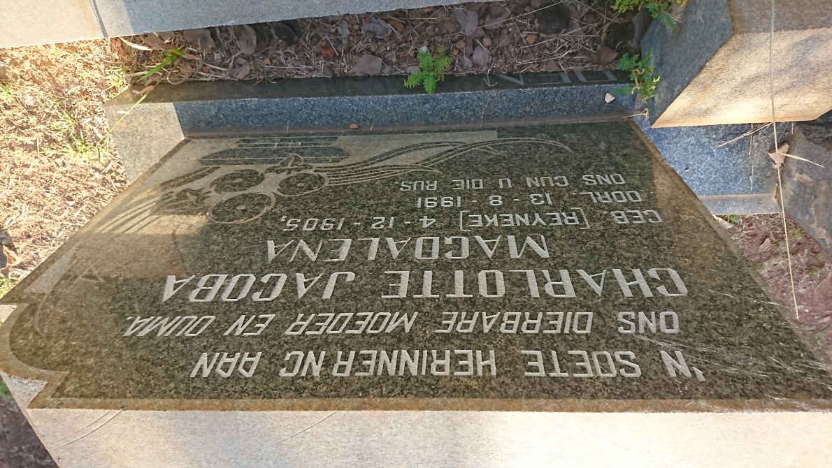 STADEN Jacobus Frederik, van 1903-1973 &amp; Charlotte Jacoba Magdalena REYNEKE 1905-1991