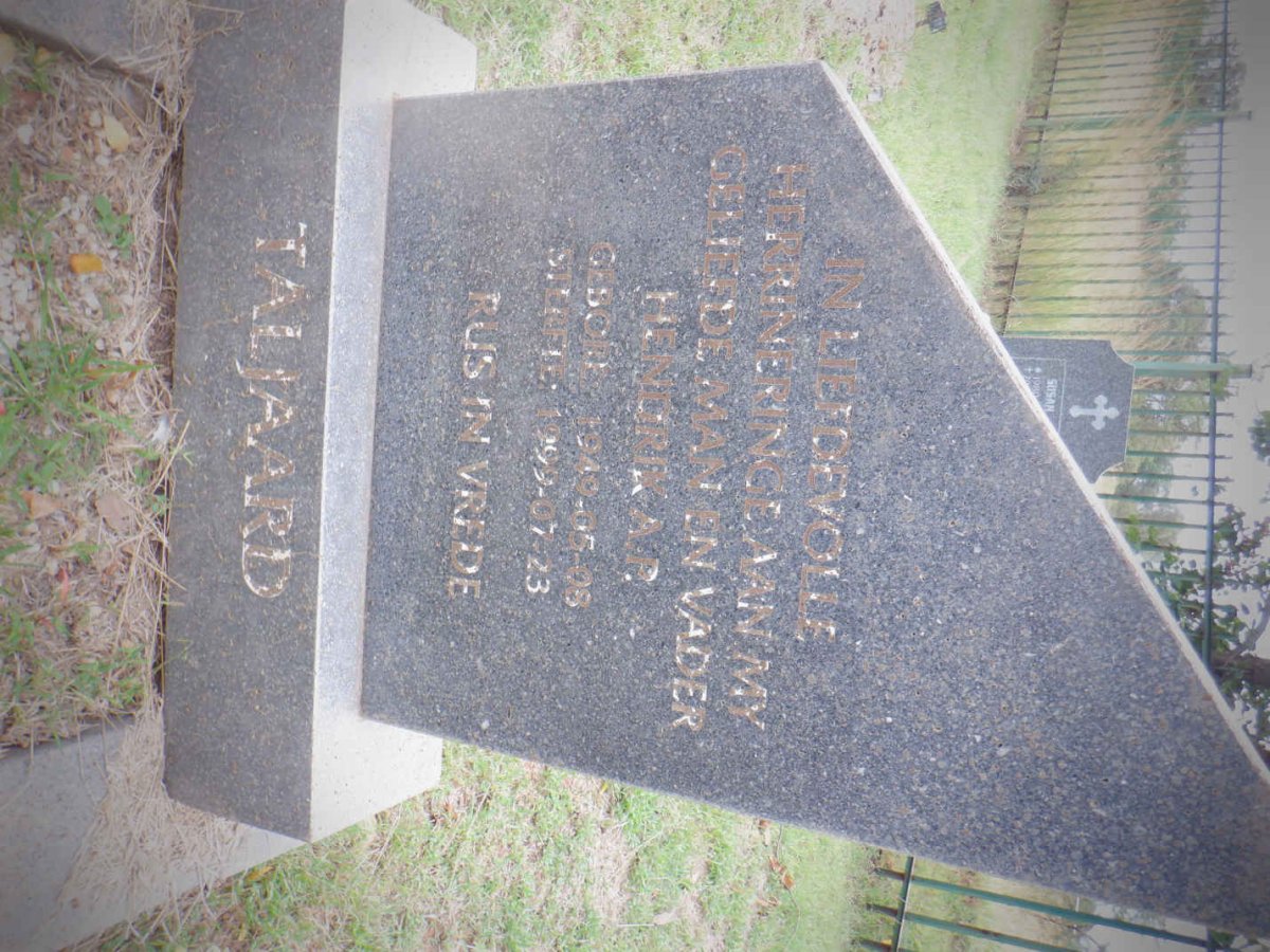 TALJAARD Hendrik A.P. 1949-1999