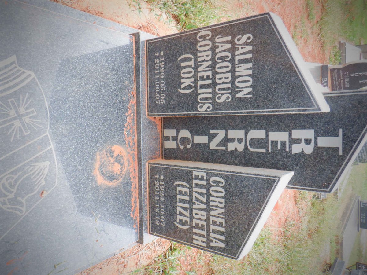 TREURNICH Salmon Jacobus Cornelius 1920-2011 &amp; Cornelia Elizabeth 1924-2011