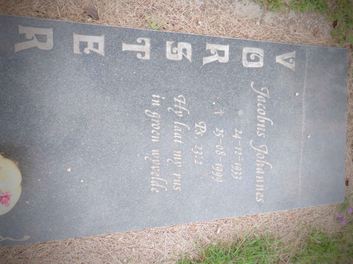 VORSTER Jacobus Johannes 1933-1999