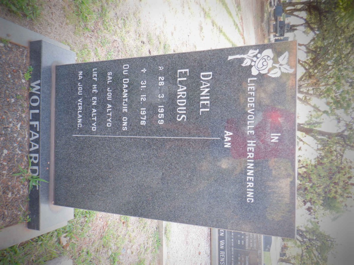 WOLFAARDT Daniel Elardus 1959-1978