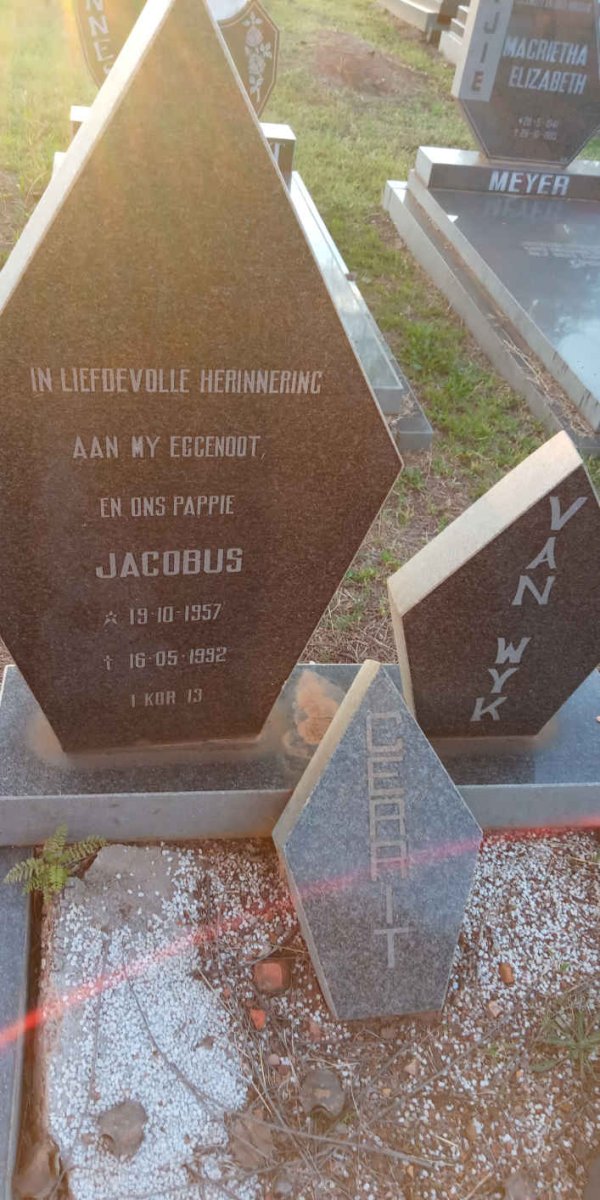 WYK Jacobus, van 1957-1992