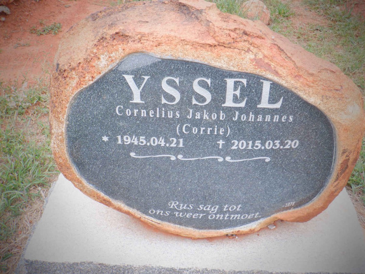 YSSEL Cornelius Jakob Johannes 1945-2015