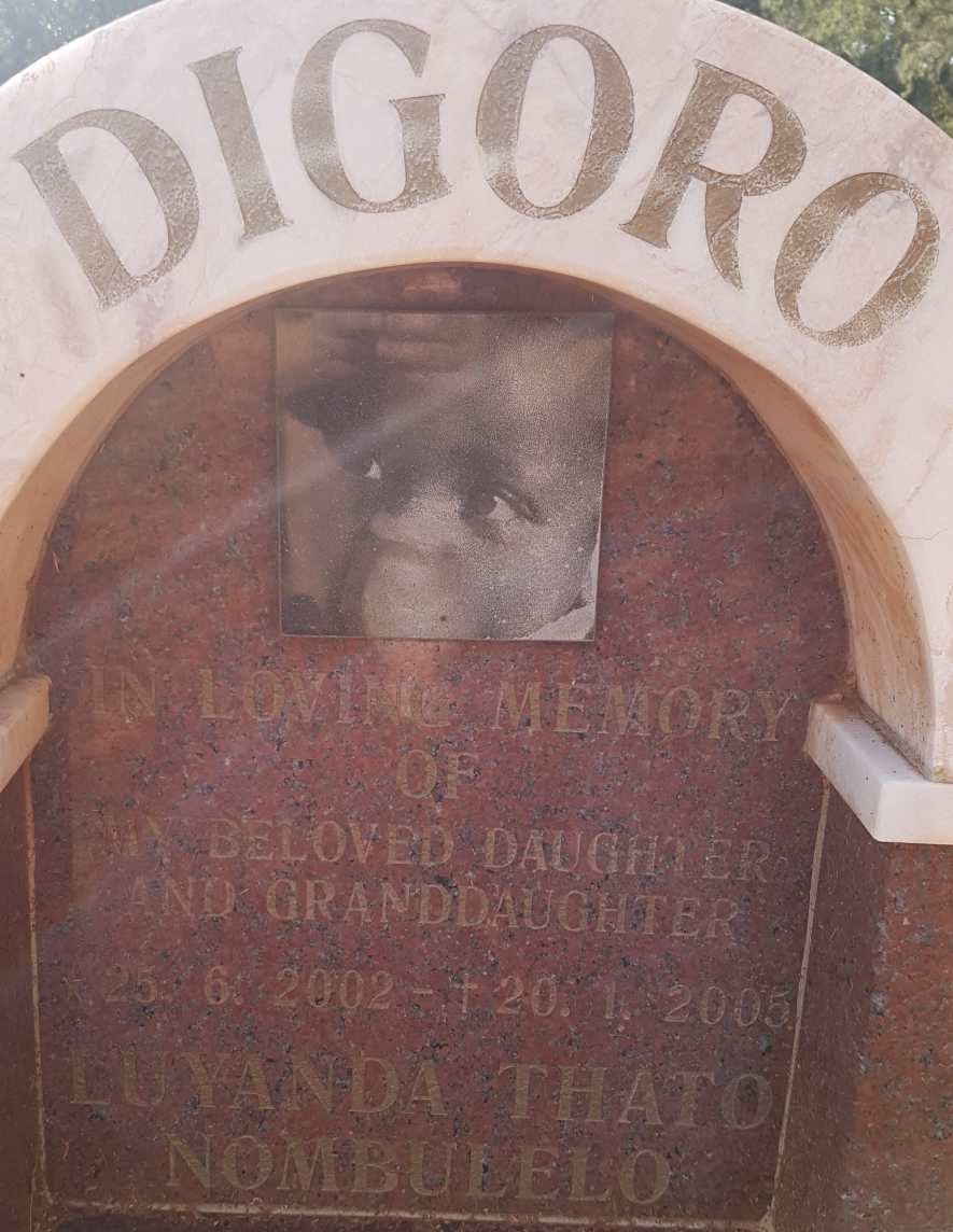 DIGORO Luyanda Thato Nombulelo 2002-2005