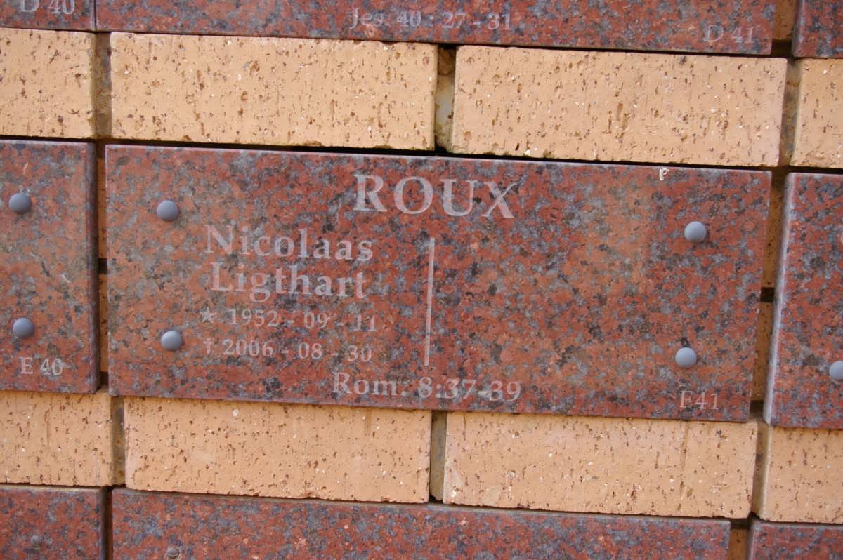 ROUX Nicolaas Ligthart 1952-2006