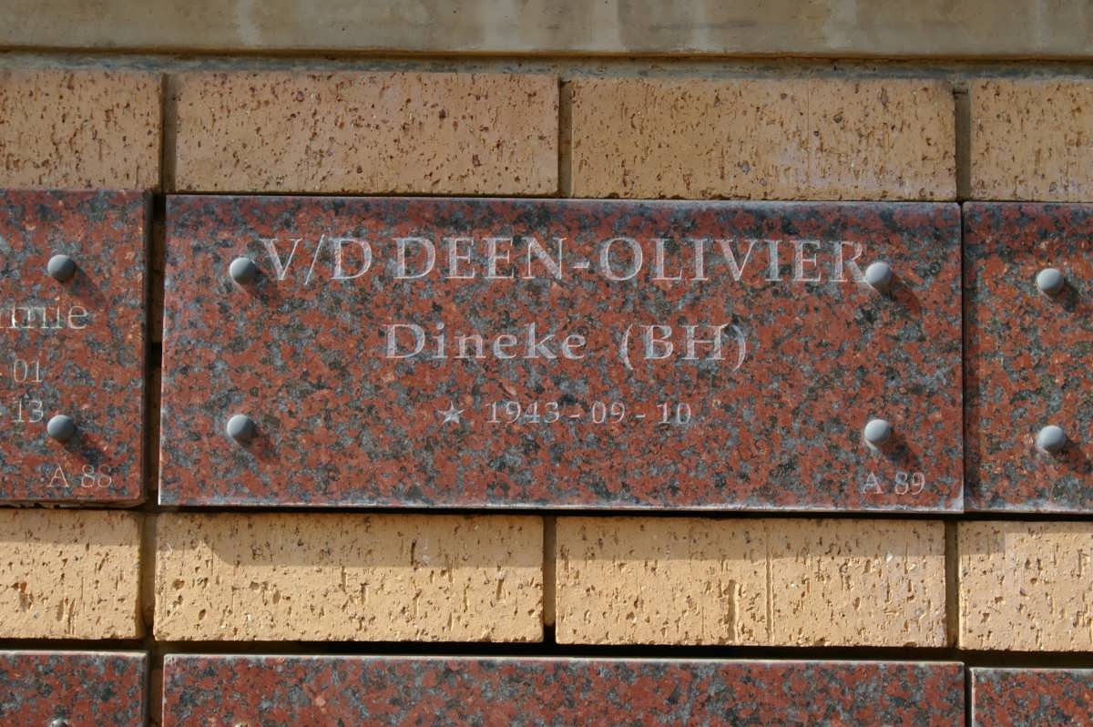 OLIVIER B.H., v.d. Deen 1943-