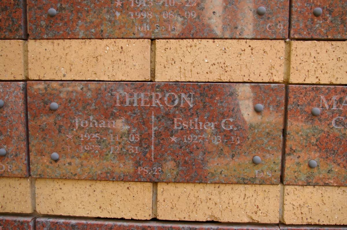 THERON Johan 1925-1997 &amp; Esther G. 1927-