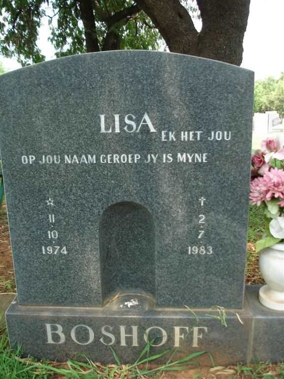 BOSHOFF Lisa 1974-1983