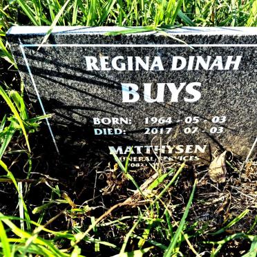 BUYS Regina Dinah 1964-2017