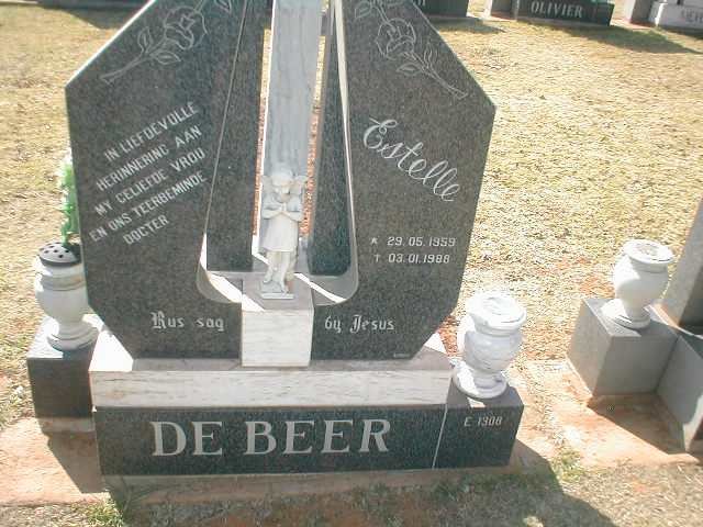 BEER Estelle, de 1959-1988