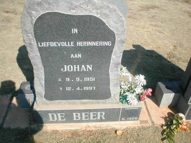 BEER Johan, de 1951-1997