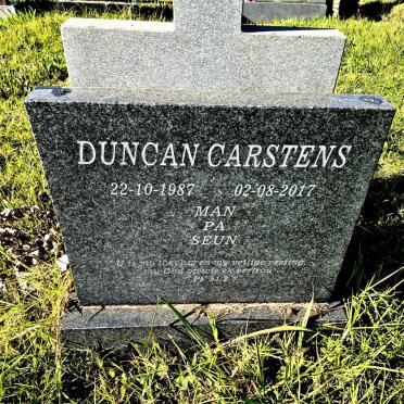 CARSTENS Duncan 1987-2017