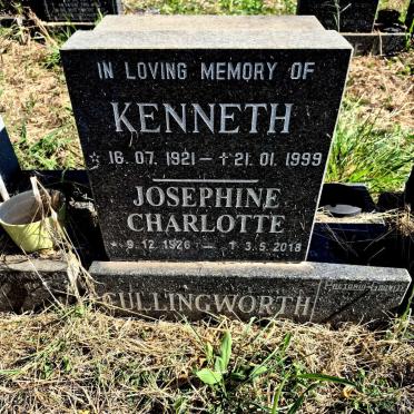 CULLINGWORTH Kenneth 1921-1999 & Josephine Charlotte 1926-2018
