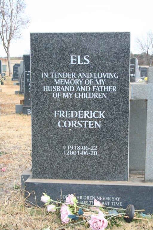 ELS Frederick Corsten 1918-2001