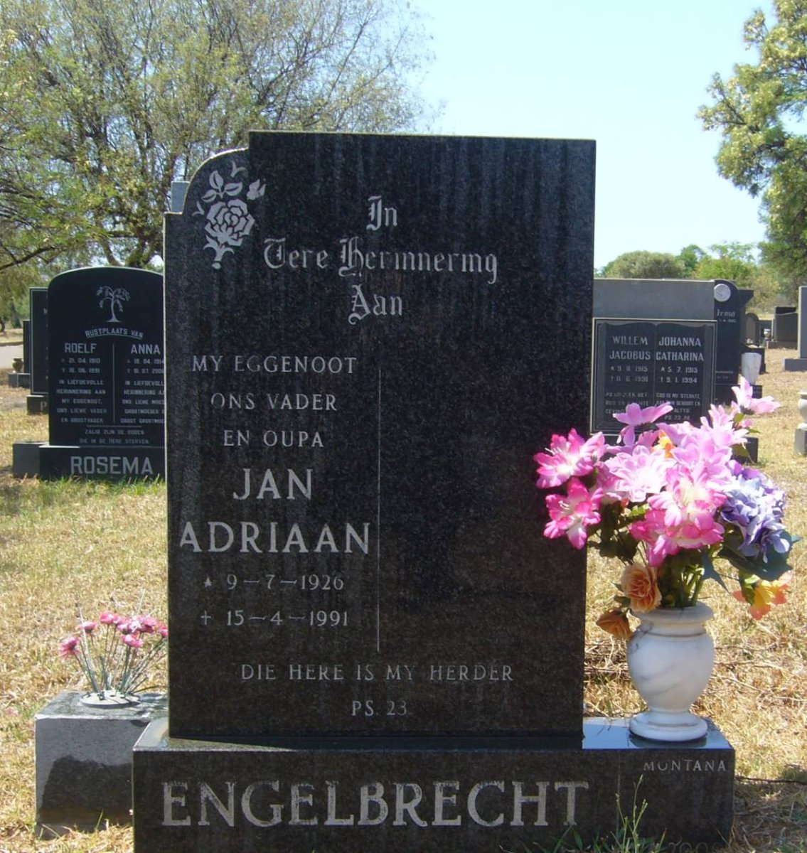 ENGELBRECHT Jan Adriaan 1926-1991