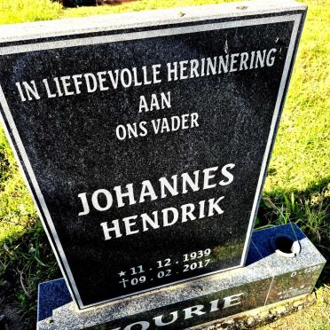 FOURIE Johannes Hendrik 1939-2017