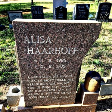 HAARHOFF Alisa 1985-1985