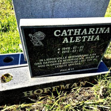 HOFFMAN Catharina Aletha 1949-2015
