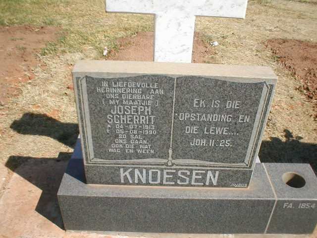 KNOESEN Joseph Scherrit 1913-1990