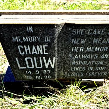 LOUW Chane 1987-1990