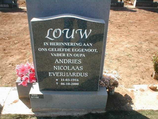 LOUW Andries Nicolaas Everhardus 1916-2000