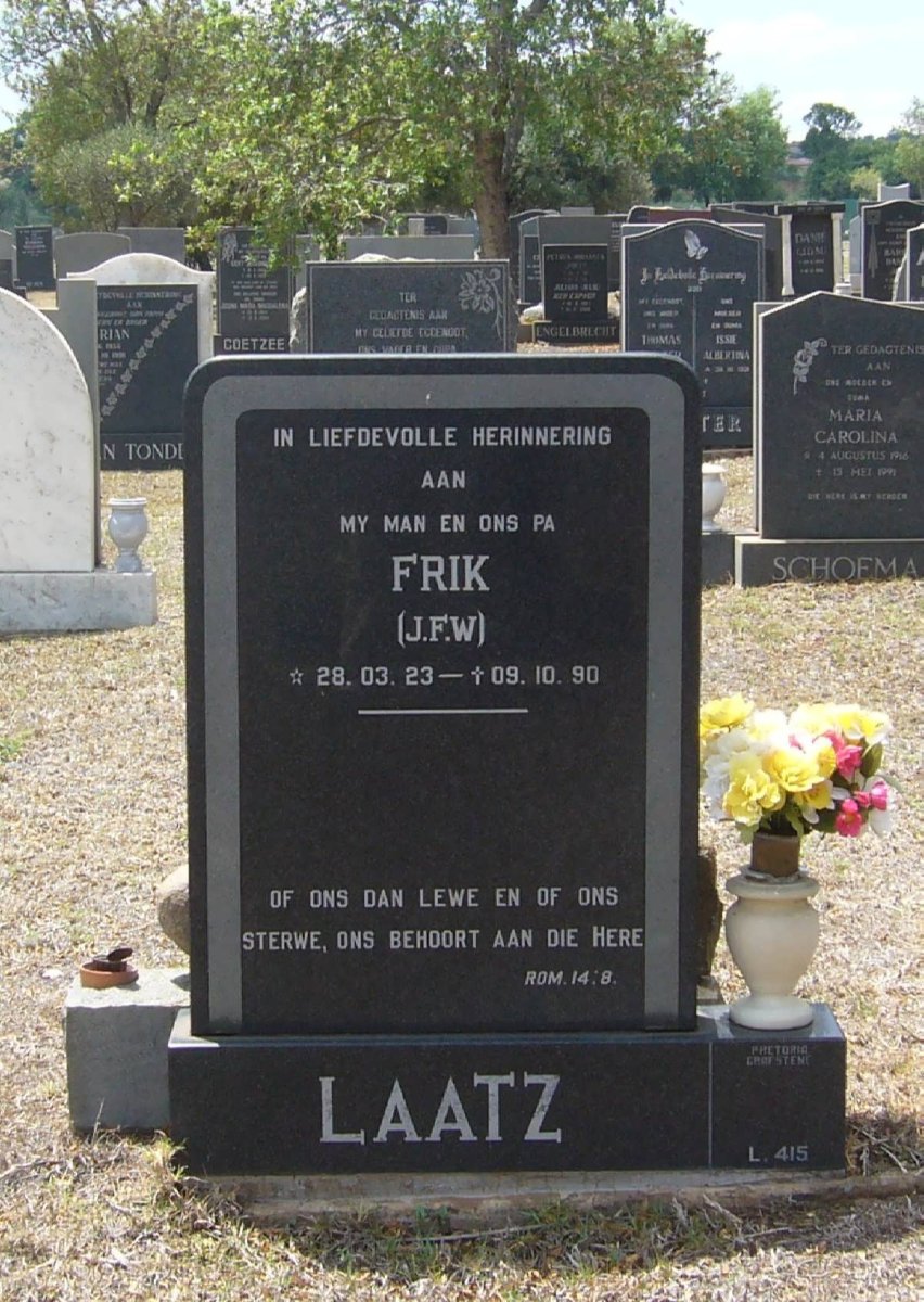 LAATZ J.F.W. 1923-1990 