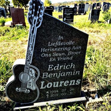 LOURENS Edrich Benjamin 1994-2015