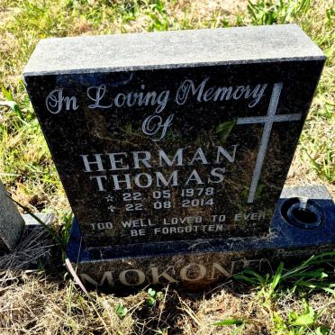 MOKONE Herman Thomas 1978-2014