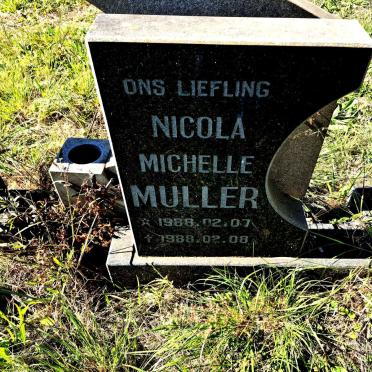 MULLER Nicola Michelle 1988-1988 