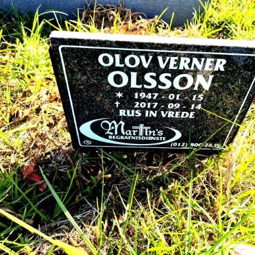 OLSSON Olov Verner 1947-2017