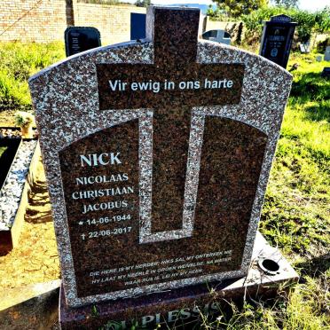 PLESSIS Nicolaas Christiaan Jacobus, du 1944-2017