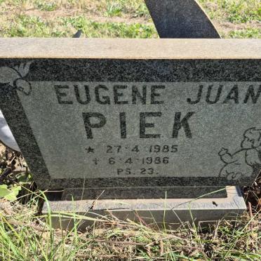 PIEK Eugene Juan 1985-1986