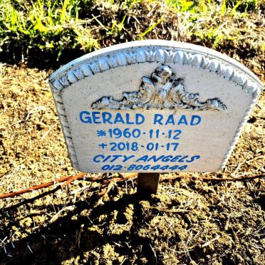RAAD Gerald 1960-2018