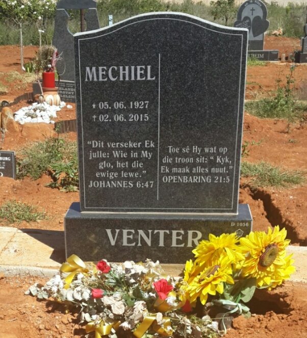 VENTER Mechiel 1927-2015