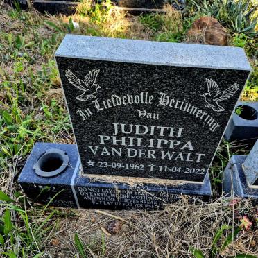 WALT Judith Philippa, van der 1962-2022