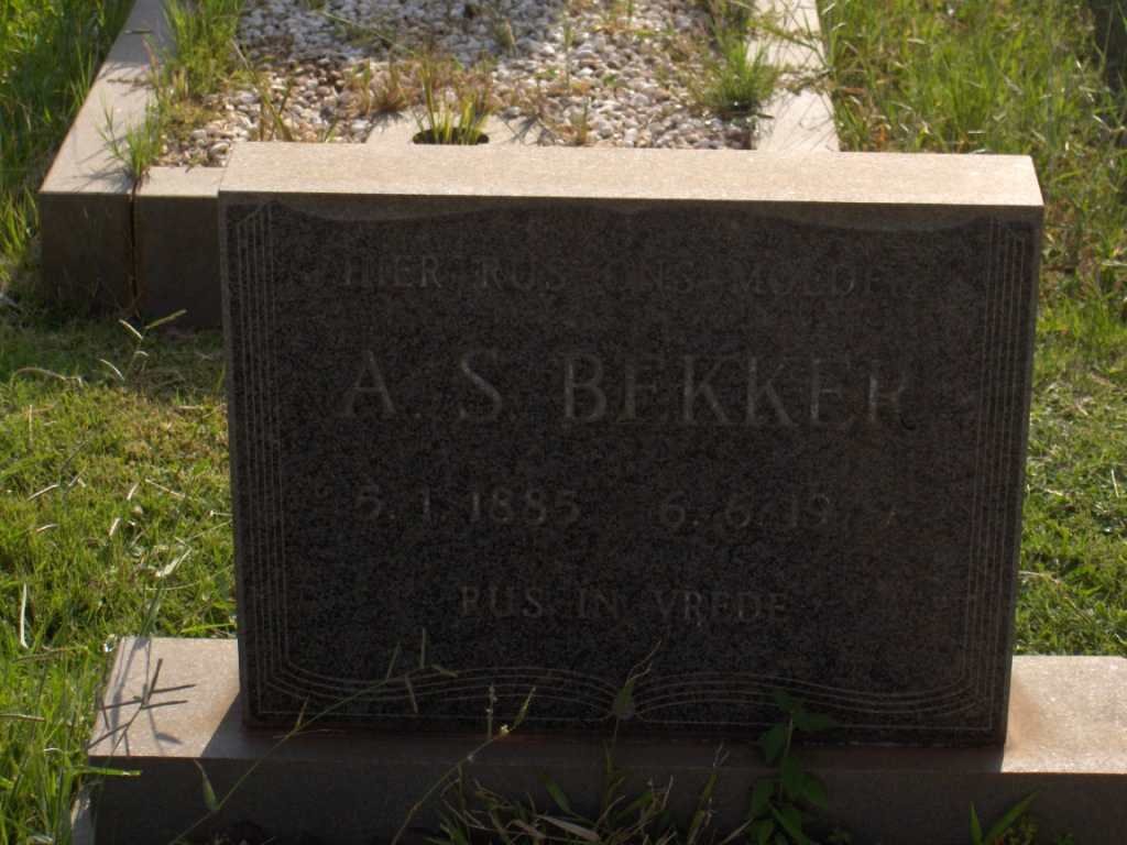 BEKKER A.S. 1885-1979