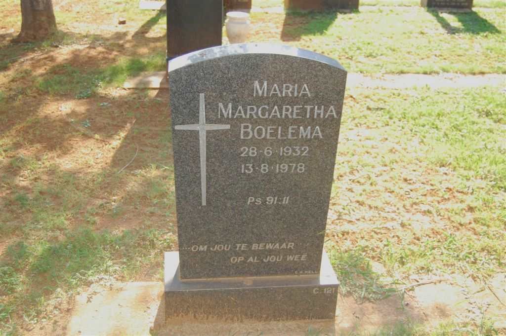 BOELEMA Maria Margaretha 1932-1978