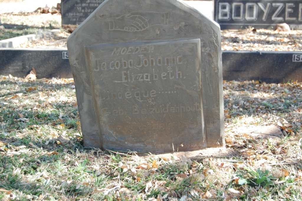 BEZUIDENHOUT Jacoba Johanna Elizabeth