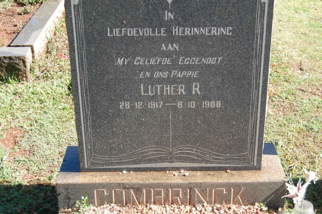 COMBRINCK Luther R. 1917-1968