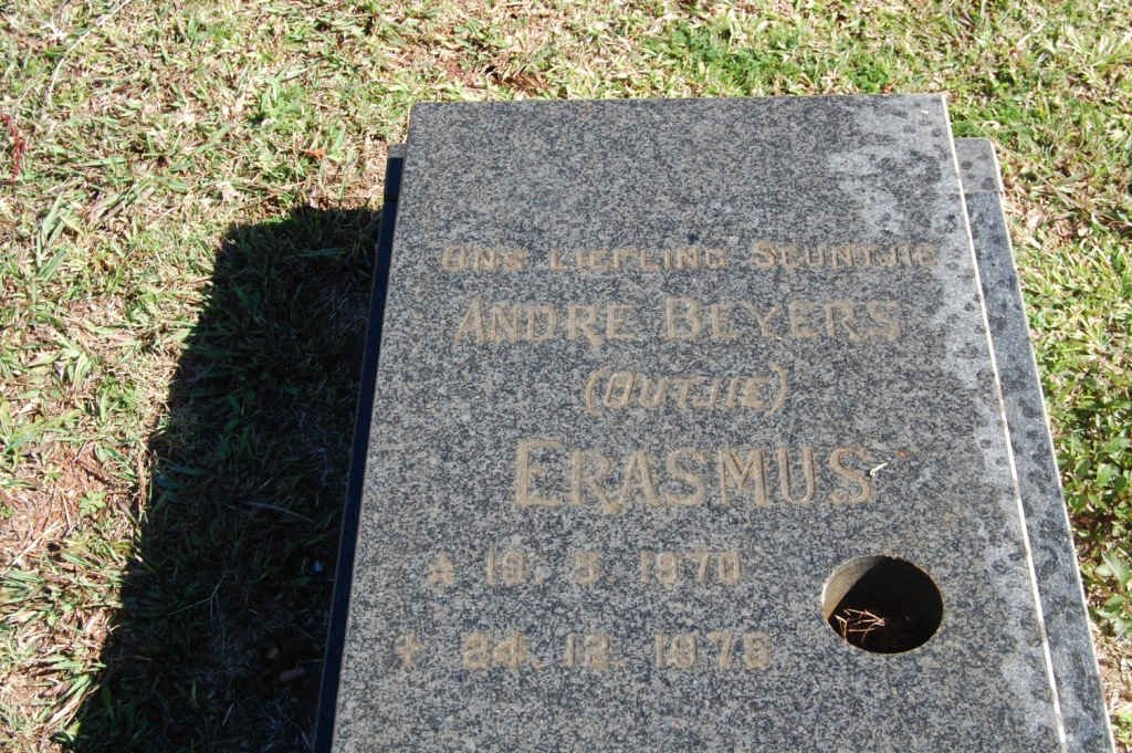ERASMUS Andre Beyers 1970-1975