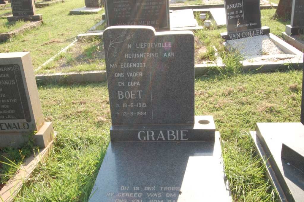GRABIE Boet 1919-1994
