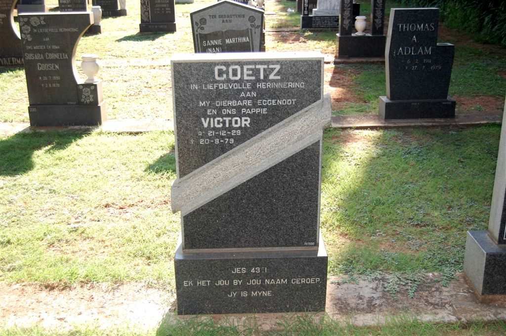 GOETZ Victor 1929-1978