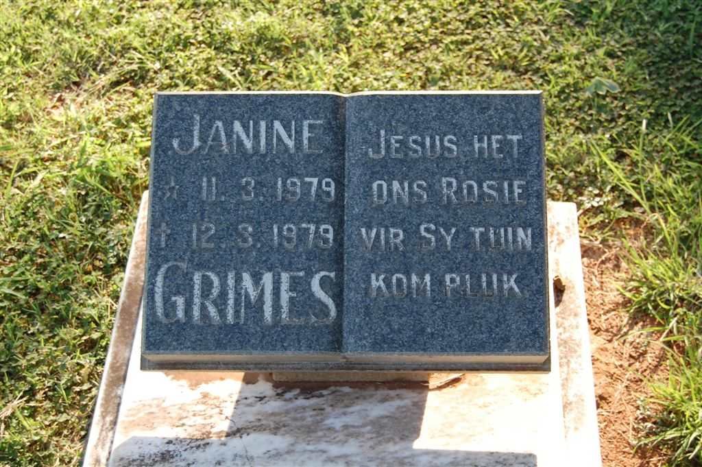 GRIMES Janine 1979-1979
