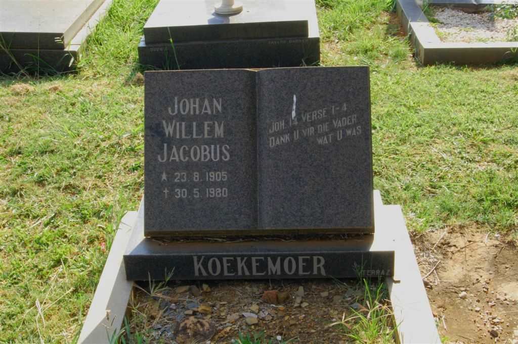 KOEKEMOER Johan Willem Jacobus 1905-1980