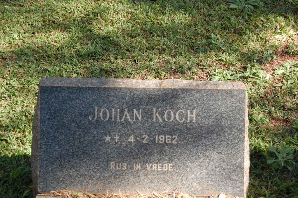 KOCH Johan 1962-1962