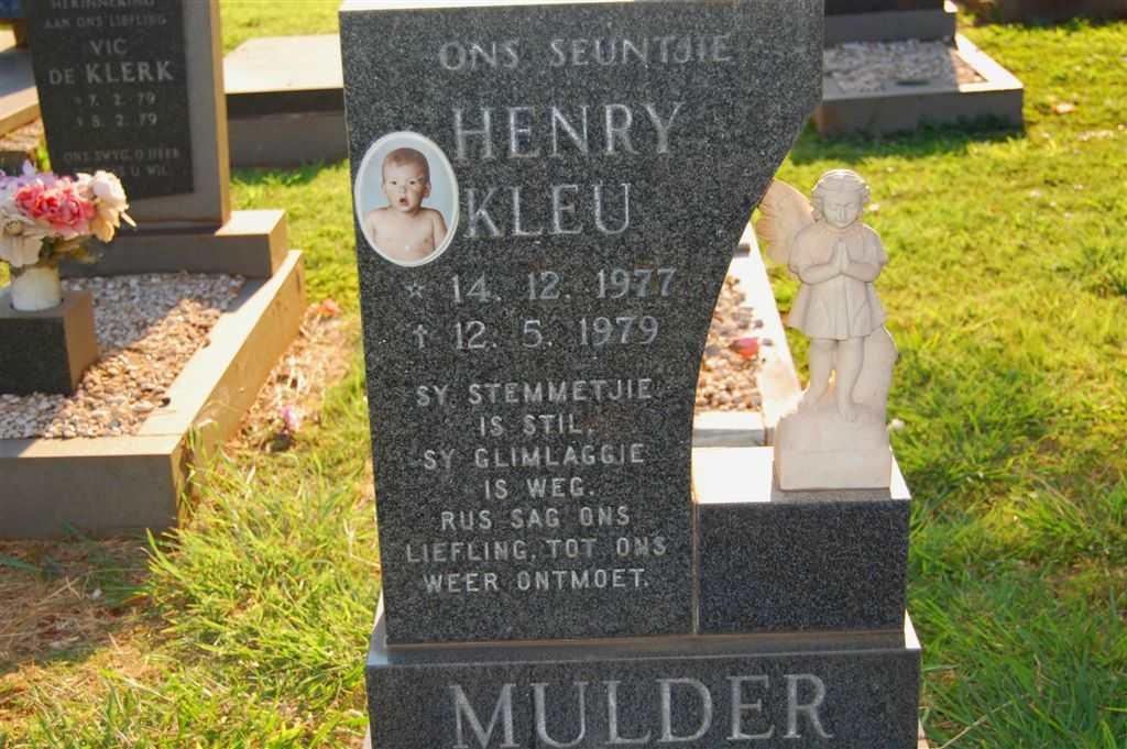 MULDER Henry Kleu 1977-1979