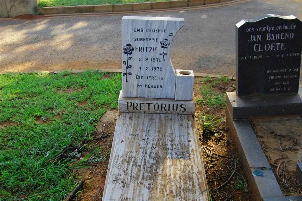 PRETORIUS Fritzie 1976-1978