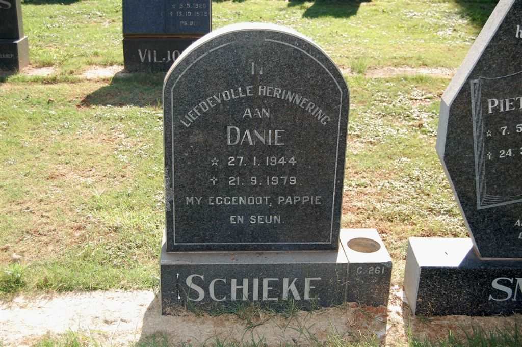 SCHIEKE Danie 1944-1979