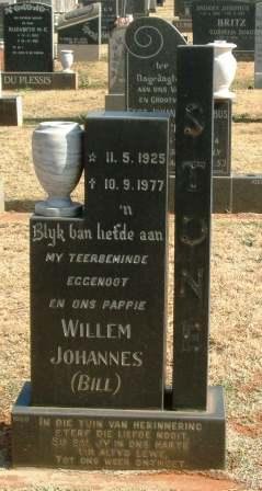 STONE Willem Johannes 1925-1977