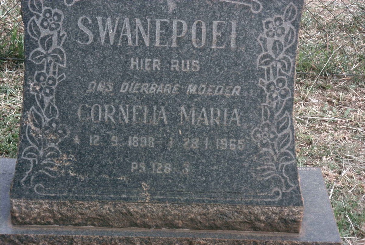 SWANEPOEL Cornelia Maria 1898-1965